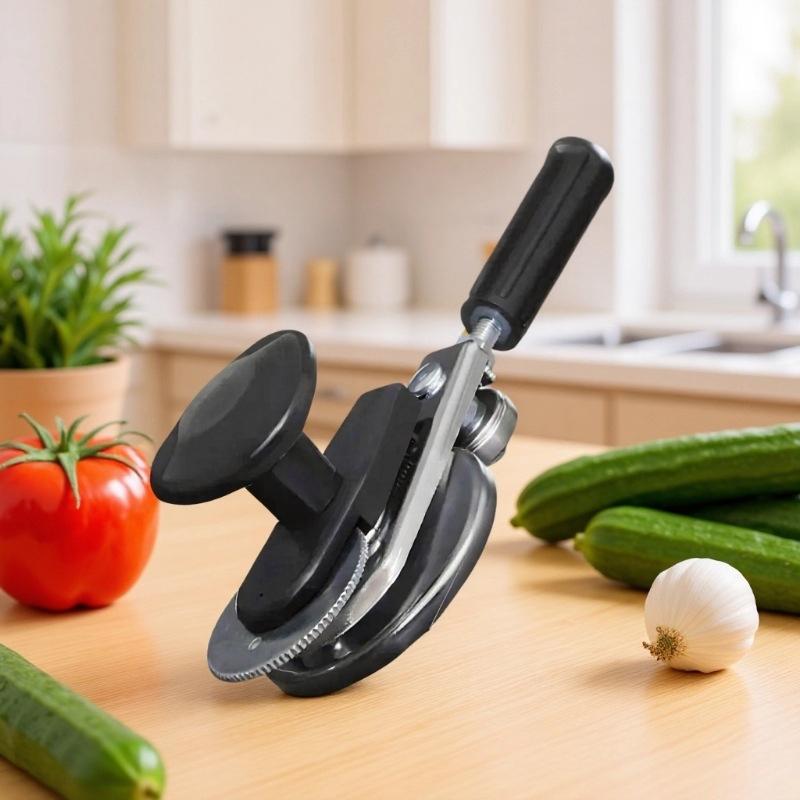 Home Cooking Meal - Ręczny otwieracz do puszek z antypoślizgowym