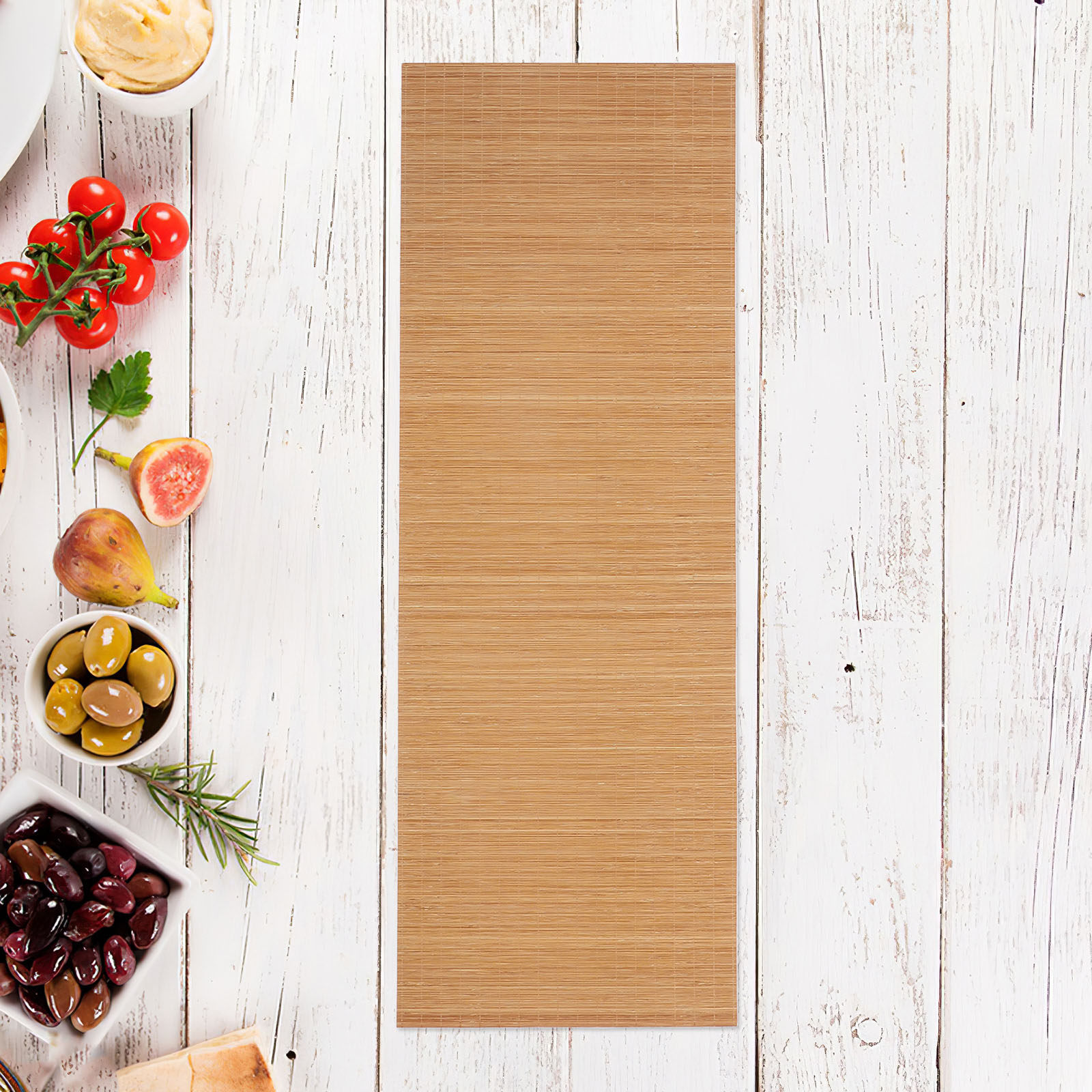 Sushi Mat Bamboo - Podkładka bambusowa tkana w stylu rustykalnym,