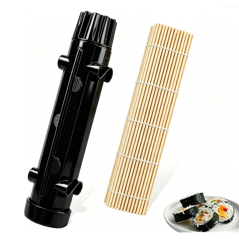 Sushi Mat Bamboo - Zestaw do robienia sushi, bambusowa mata