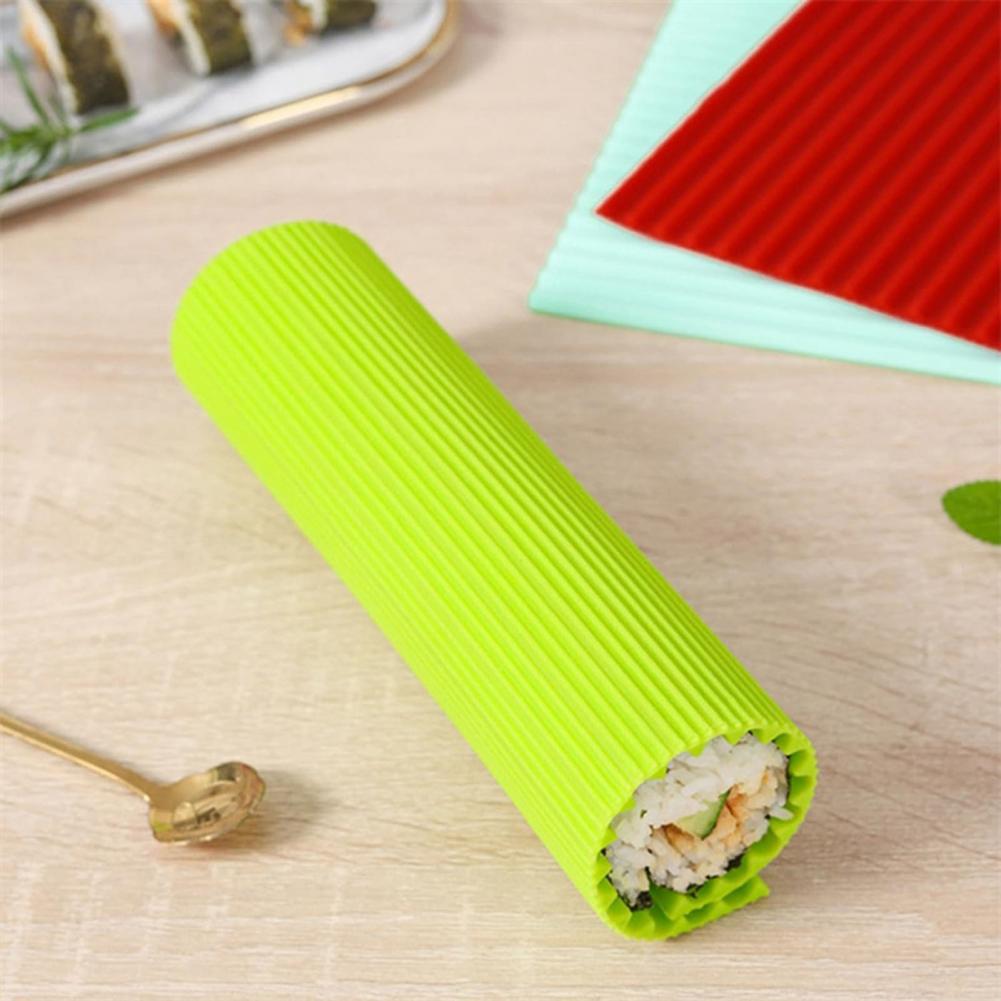 Sushi Mat Bamboo - Profesjonalny zestaw do robienia sushi: silikonowa