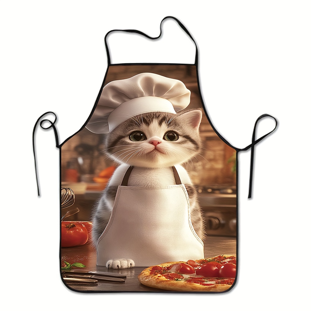Home Cooking For Cats - 1 szt. Unisexowy fartuch kuchenny z