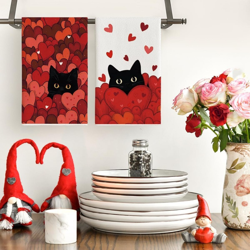 2 szt., Ściereczki kuchenne w  – Home Cooking For Cats recenzja i cena