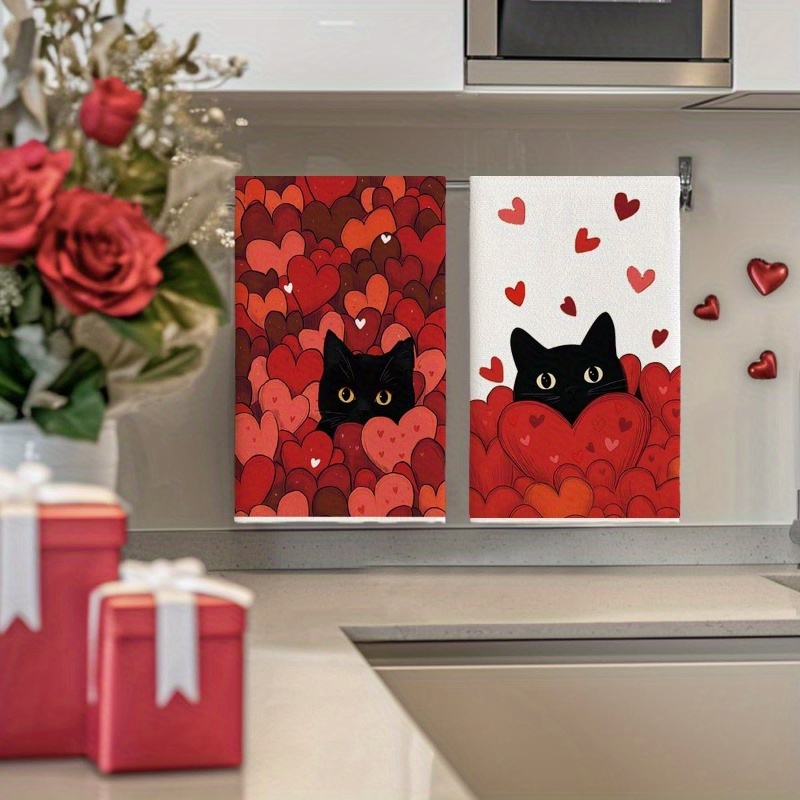 2 szt., Ściereczki kuchenne w  – Home Cooking For Cats recenzja i cena