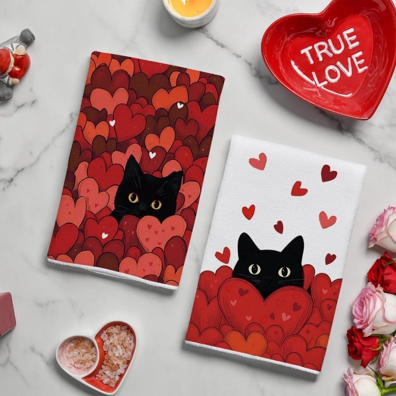 2 szt., Ściereczki kuchenne w  – Home Cooking For Cats recenzja i cena