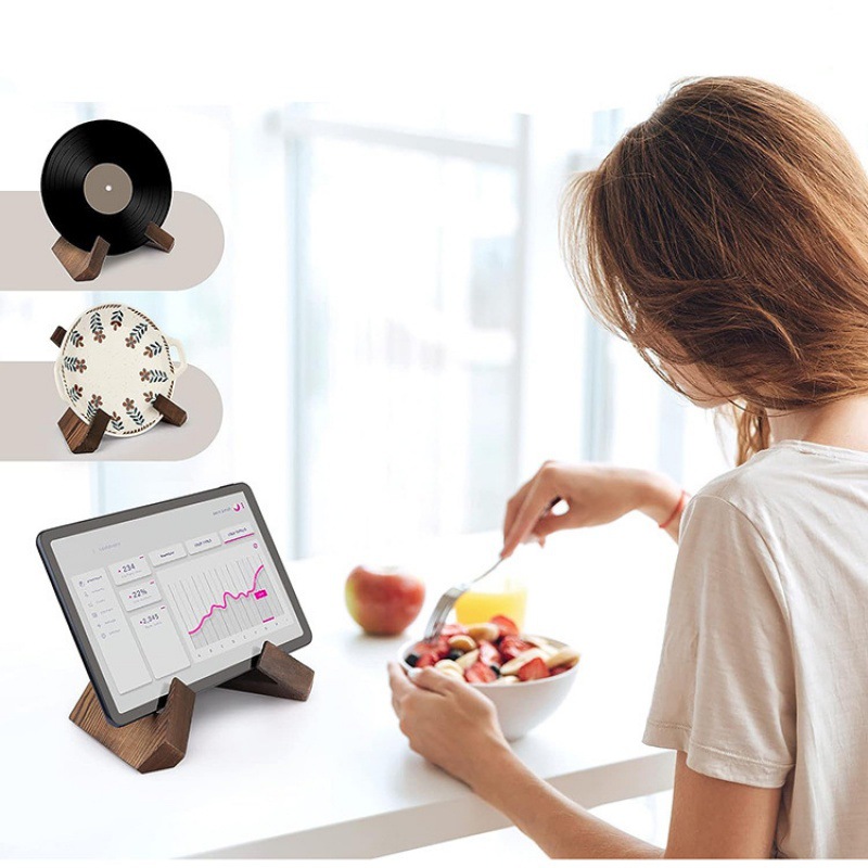 Drewniany Stojak na Książki Ku – Home Cooking Menu recenzja i cena