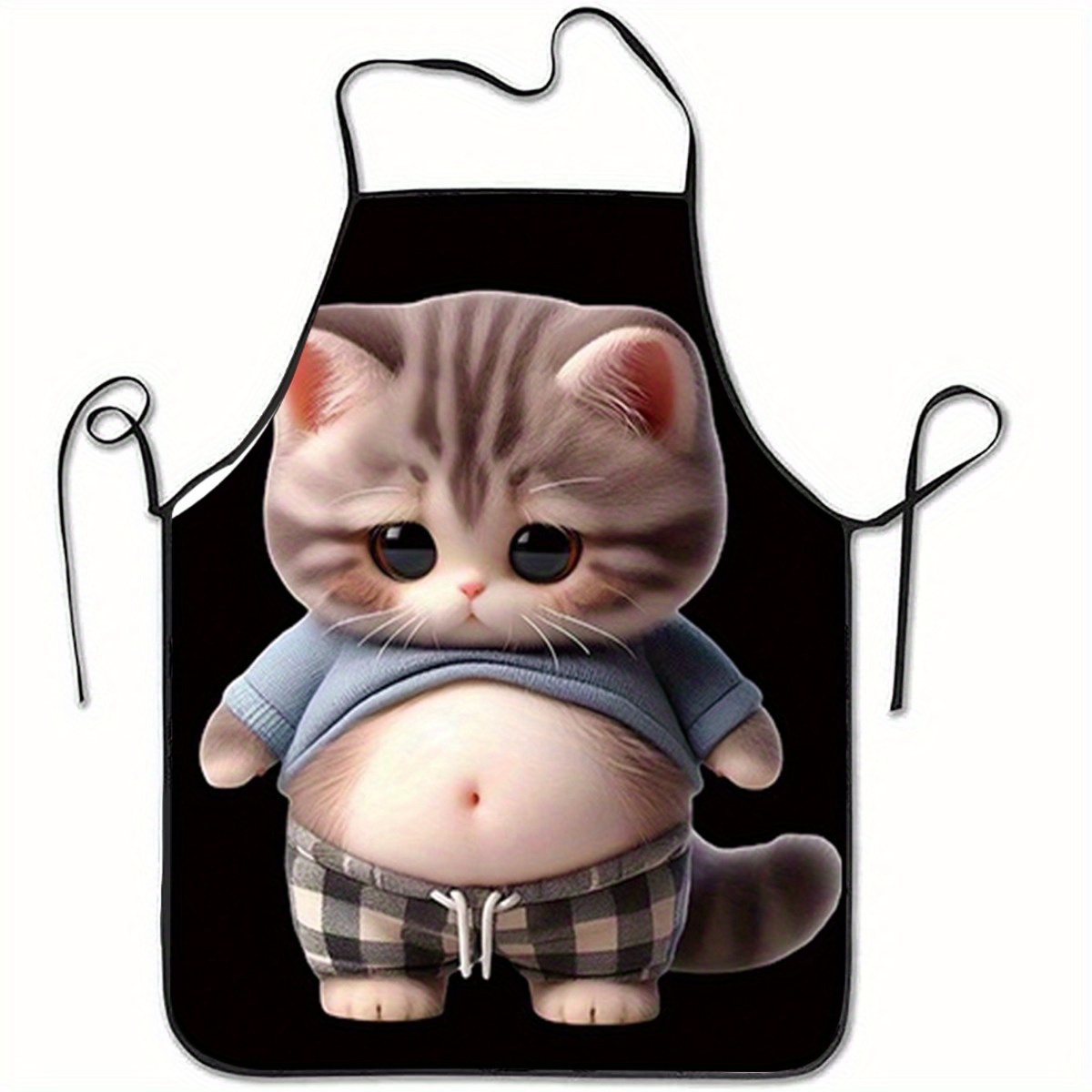 Uroczy fartuch z nadrukiem kre – Home Cooking For Cats recenzja i cena