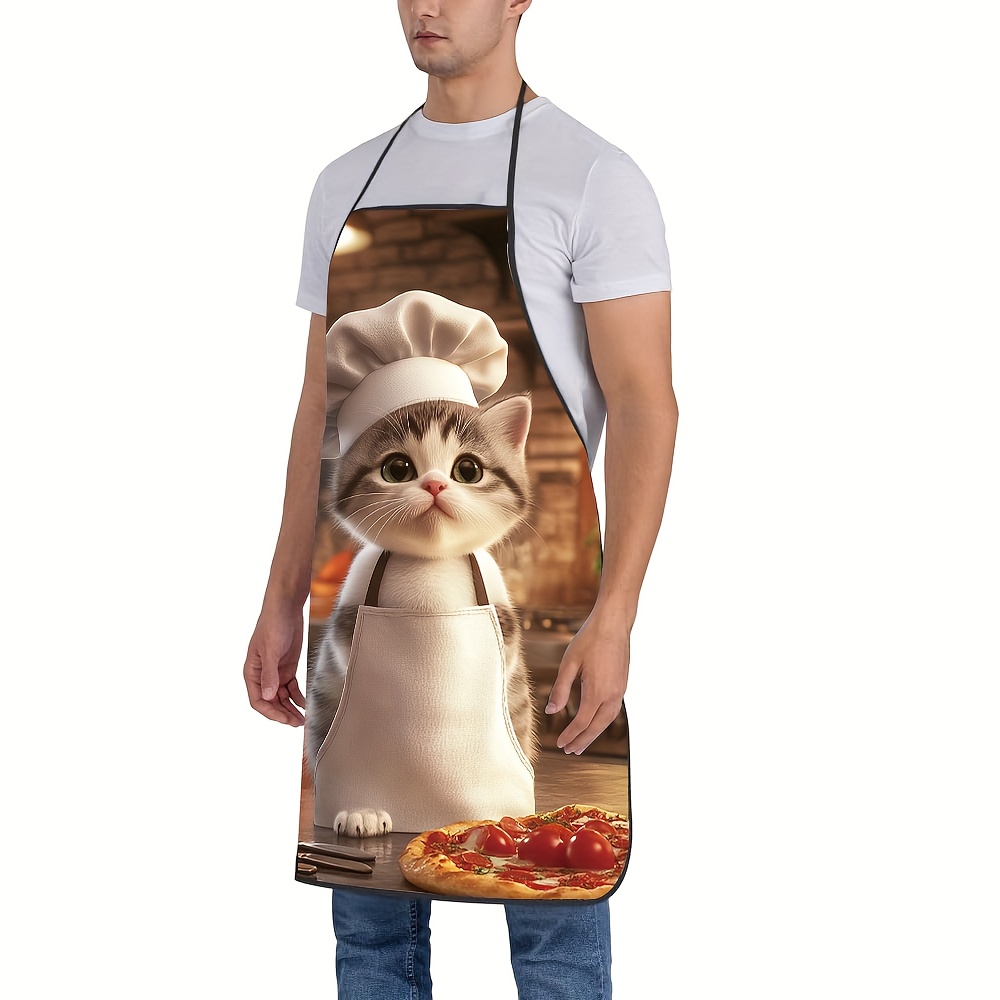 1 szt. Unisexowy fartuch kuche – Home Cooking For Cats recenzja i cena