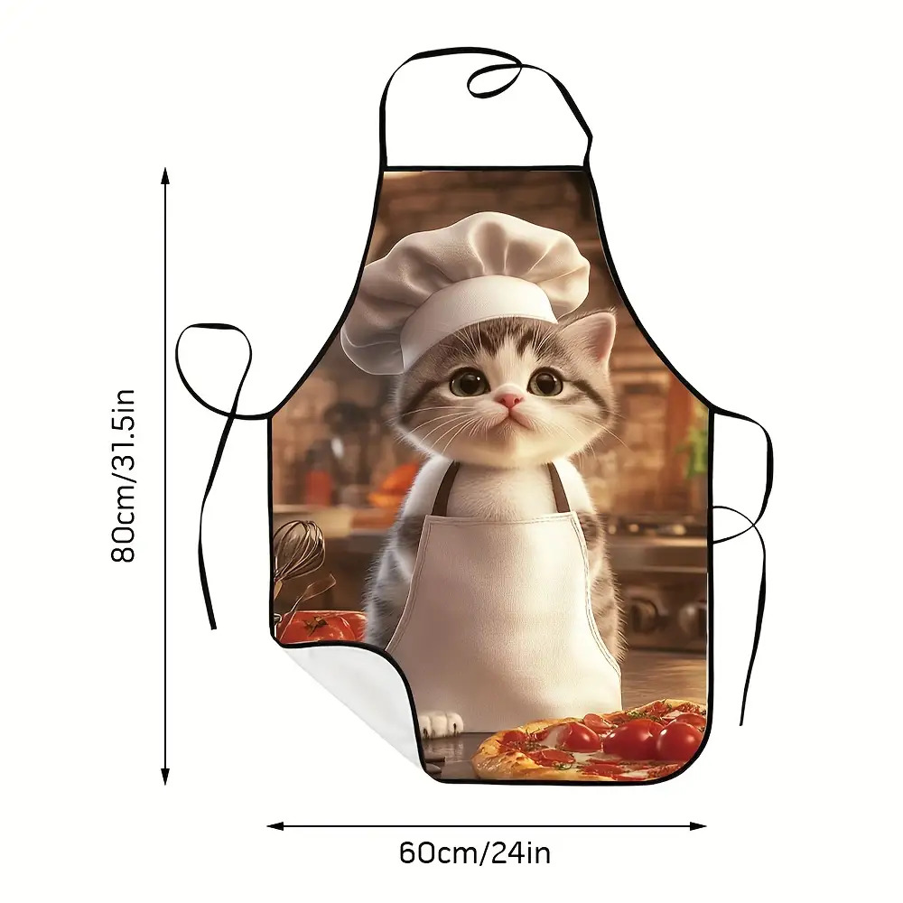 1 szt. Unisexowy fartuch kuche – Home Cooking For Cats recenzja i cena
