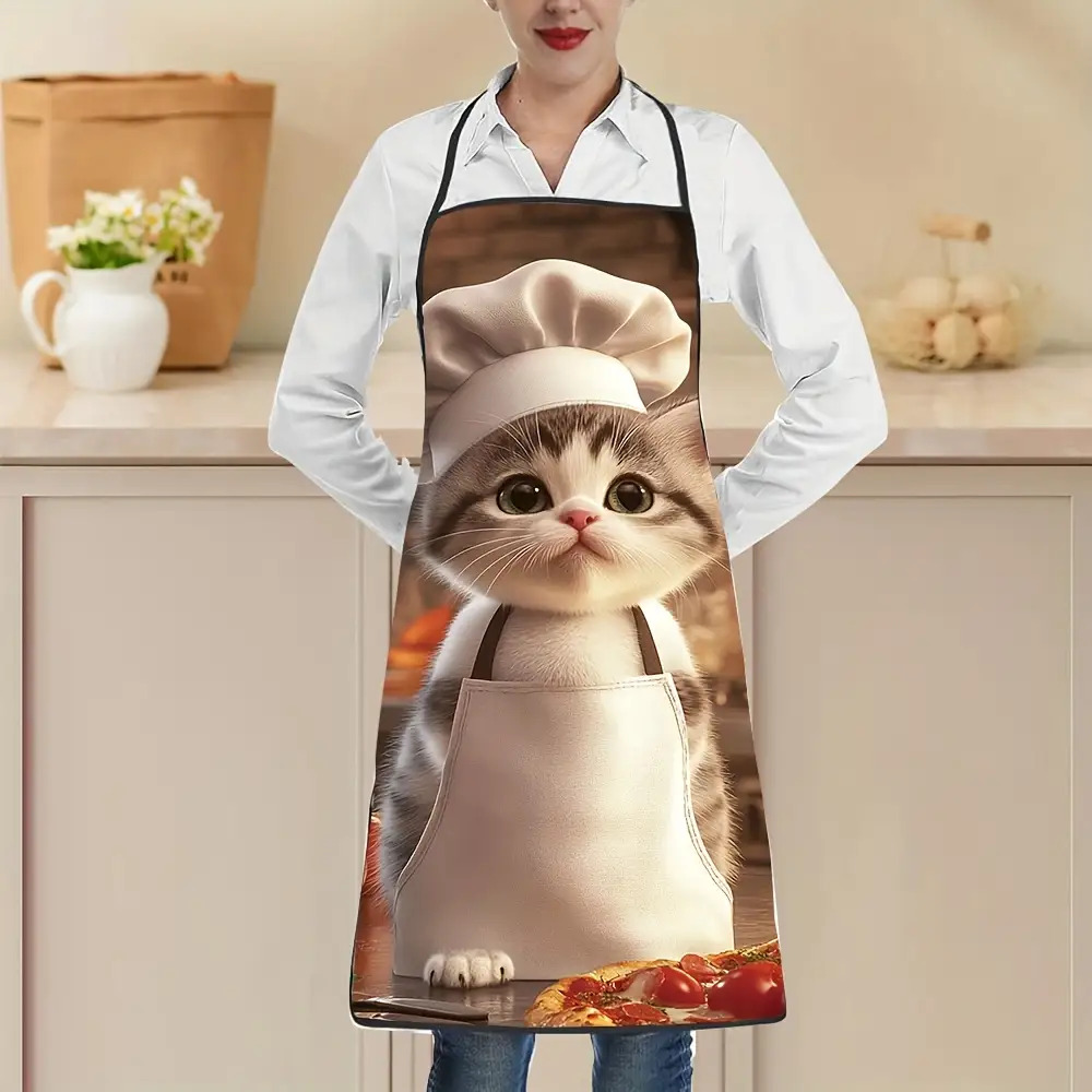 1 szt. Unisexowy fartuch kuche – Home Cooking For Cats recenzja i cena