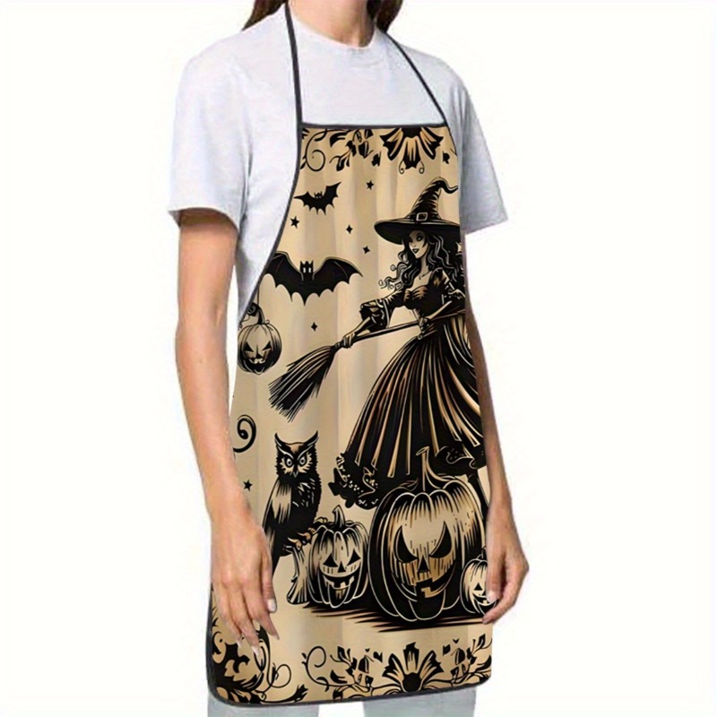Fartuch z nadrukiem czarownicy – Home Cooking For Cats recenzja i cena