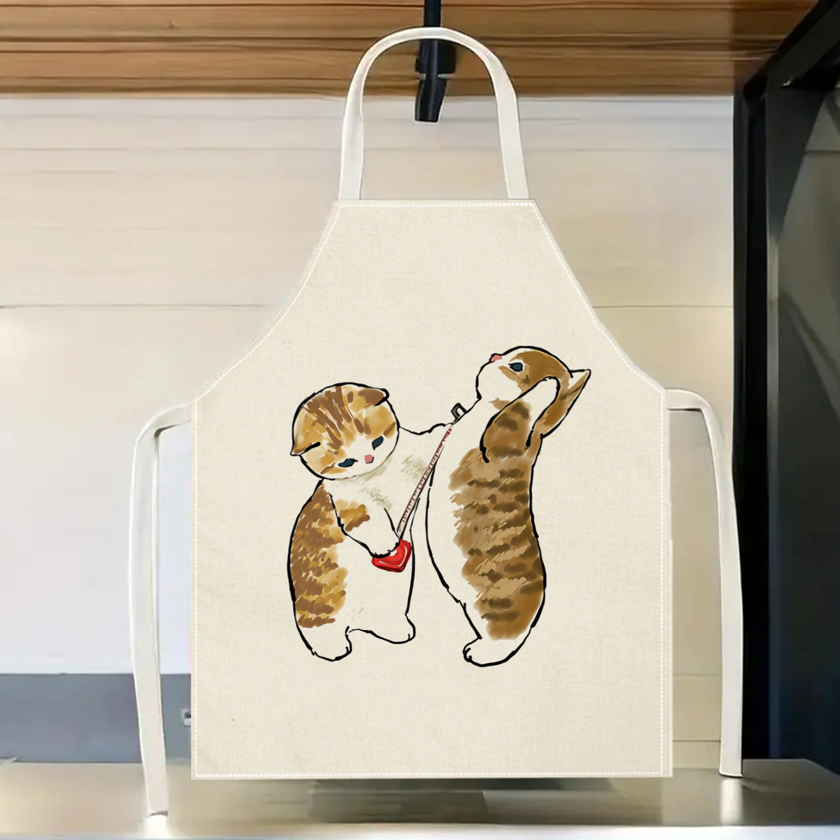 1 szt. Uroczy fartuch z kotami – Home Cooking For Cats recenzja i cena