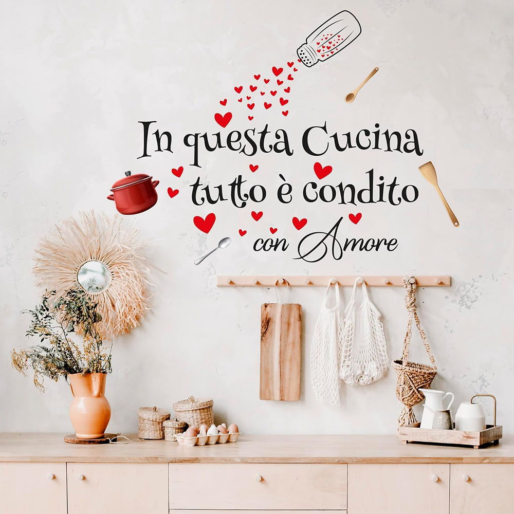 Naklejka ścienna z cytatem o m – Home Cooking Meals recenzja i cena